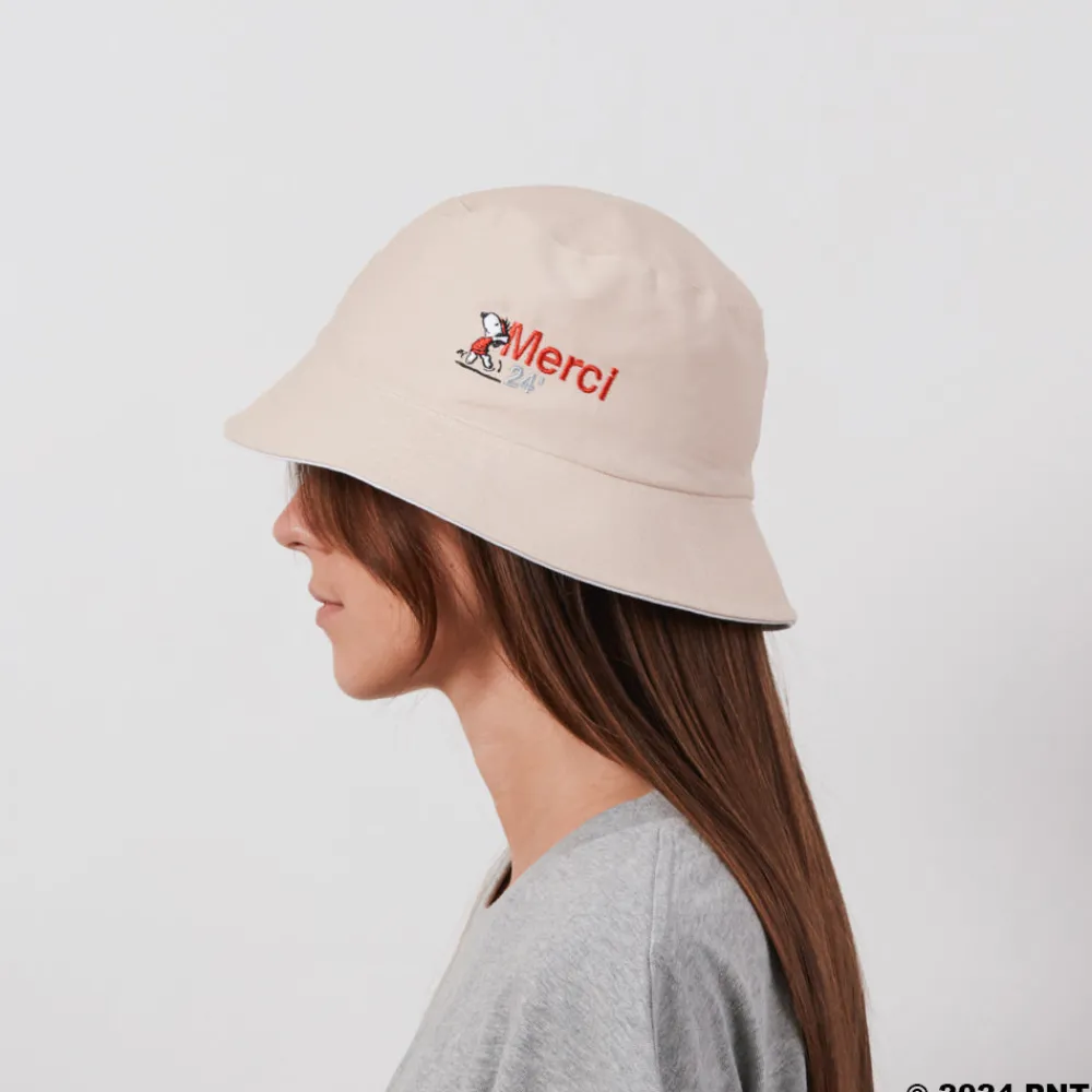 Women M05 Peanuts x Merci - Bob Merci 24' - Ecru