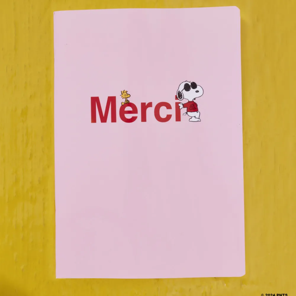 2962 BRANDBOOK Peanuts x Merci - Carnet A5