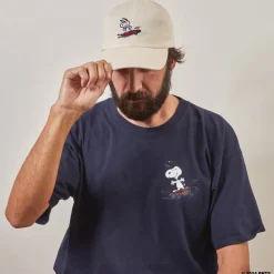 Women M05 Peanuts x Merci - Casquette Skate - Ecru