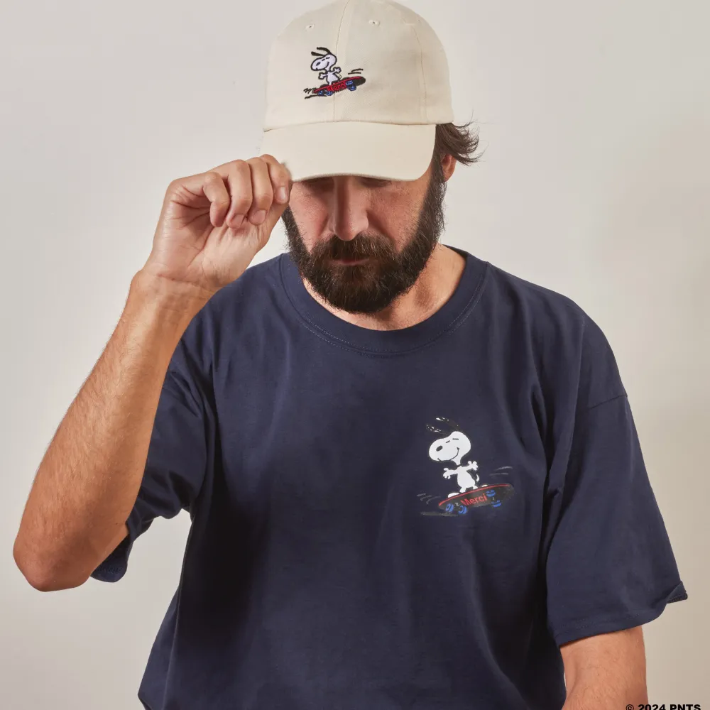 Women M05 Peanuts x Merci - Casquette Skate - Ecru