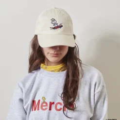 Women M05 Peanuts x Merci - Casquette Skate - Ecru