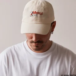 Women M05 Peanuts x Merci - Casquette Merci 24' - Ecru