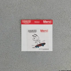 2177 ESPACE GRAPHIC Peanuts x Merci - Stickers Skate Peanuts