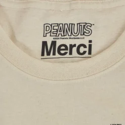Women M05 Peanuts x Merci - T-Shirt Merci - Ecru
