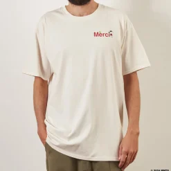 Women M05 Peanuts x Merci - T-Shirt Merci - Ecru