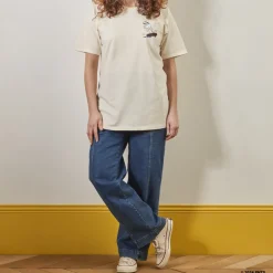 Women M05 Peanuts x Merci - T-Shirt Skate - Ecru