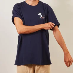 Women M05 Peanuts x Merci - T-Shirt Skate - Marine