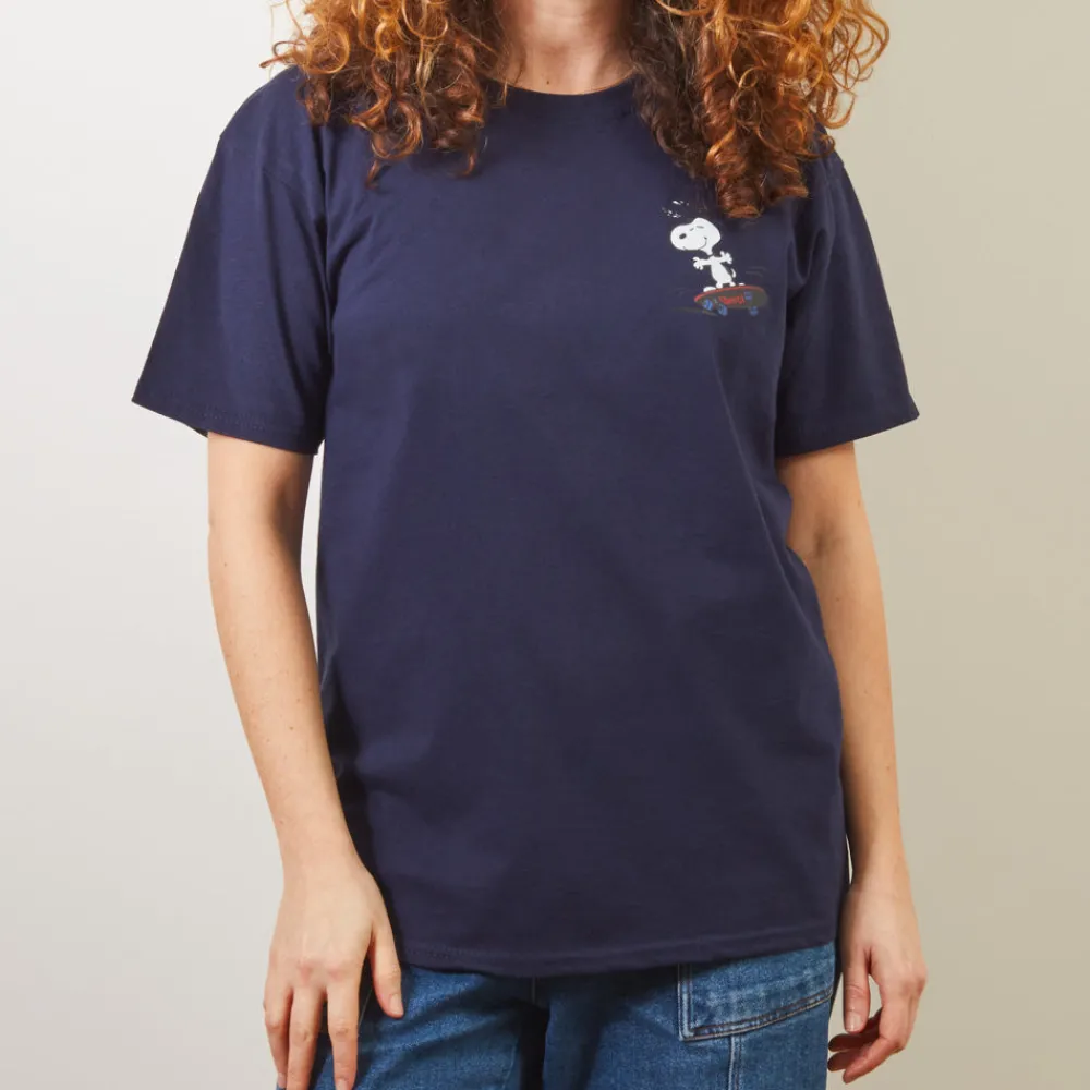 Women M05 Peanuts x Merci - T-Shirt Skate - Marine