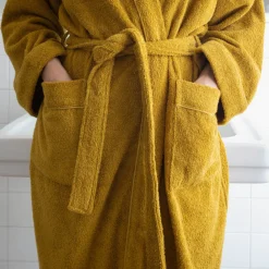 2100 GAZEX Peignoir en éponge - Vert du Péloponnèse