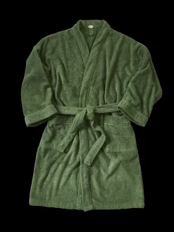 2100 GAZEX Peignoir en éponge - Vert d'Anduze