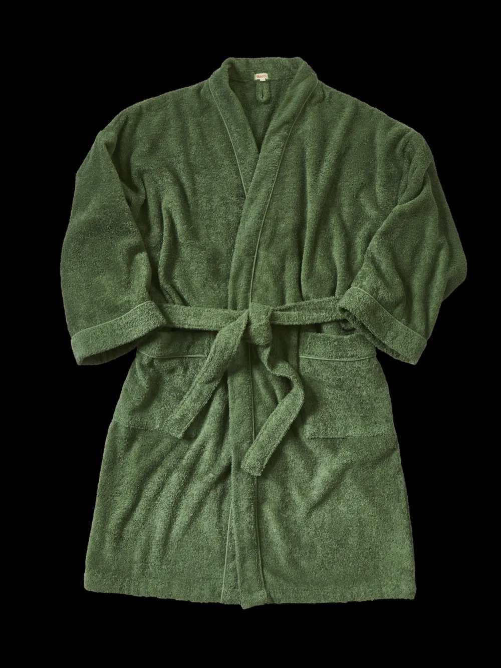 2100 GAZEX Peignoir en éponge - Vert d'Anduze