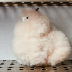 Kids 1297 INKARI Peluche Lama en alpaga - Blond