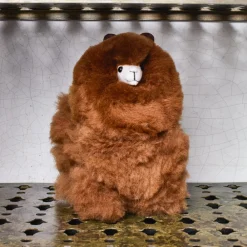 Kids 1297 INKARI Peluche Lama en alpaga - Noisette