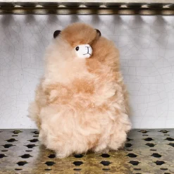 Kids 1297 INKARI Peluche Lama en alpaga - Sandstone