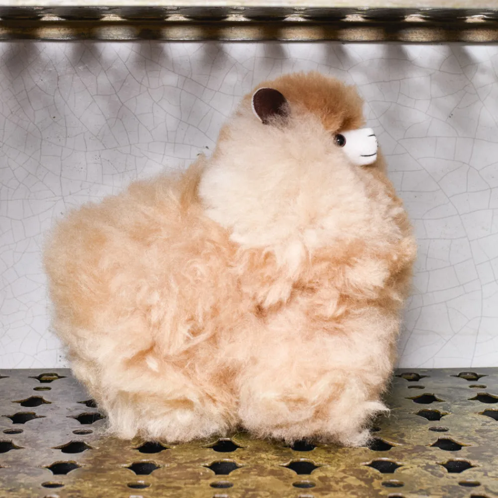 Kids 1297 INKARI Peluche Lama en alpaga - Sandstone