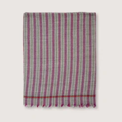 1050 MOISMONT Plaid en laine n°80 - Green Tea - Moismont