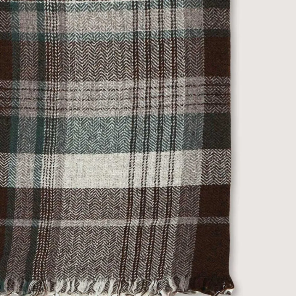 MOISMONT Plaid en laine n°81 - Naturel -