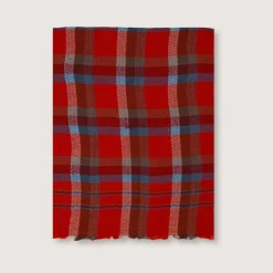 MOISMONT Plaid en laine n°82 - Tomette -