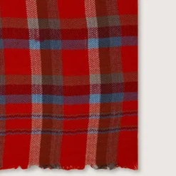 MOISMONT Plaid en laine n°82 - Tomette -