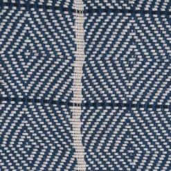 2959 BED AND PHILOSOPHY Plaid en lin et coton Canyon - Denim