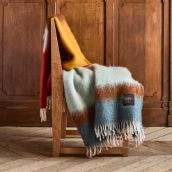 1492 MANTAS EZCARAY Plaid Matisse - Rouge & Bleu
