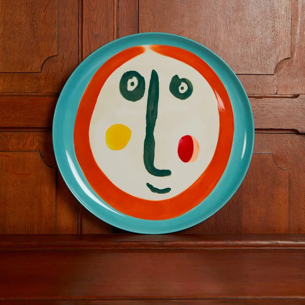259 SERAX Plat Ottolenghi - Visage Azur