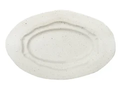 925 JARS CERAMISTES Plat oval Réfectoire - Sable Mat