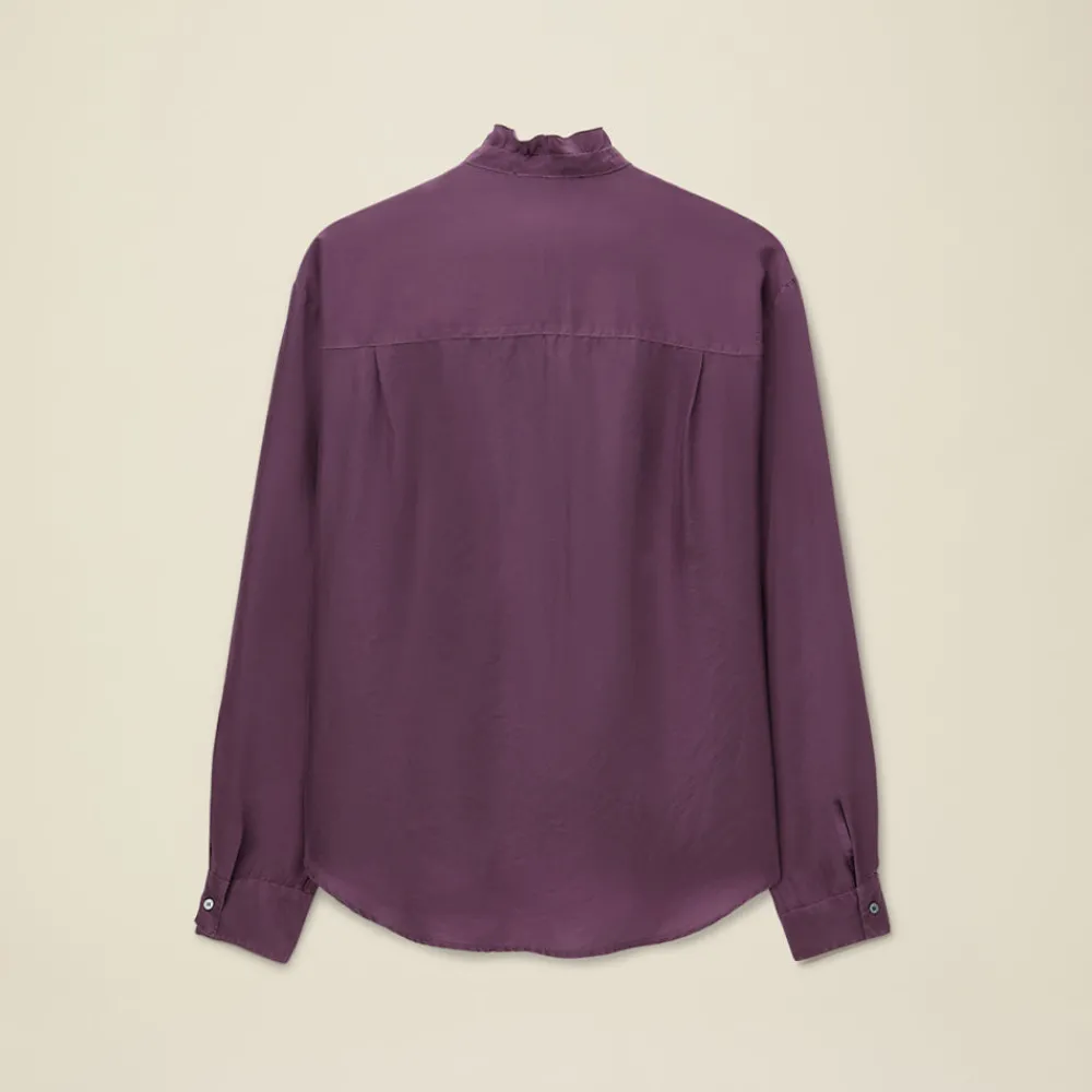 Women Pomandère - Chemise à volants - Violet