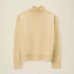 Women Pomandere Pomandère - Pull col roulé - Blé
