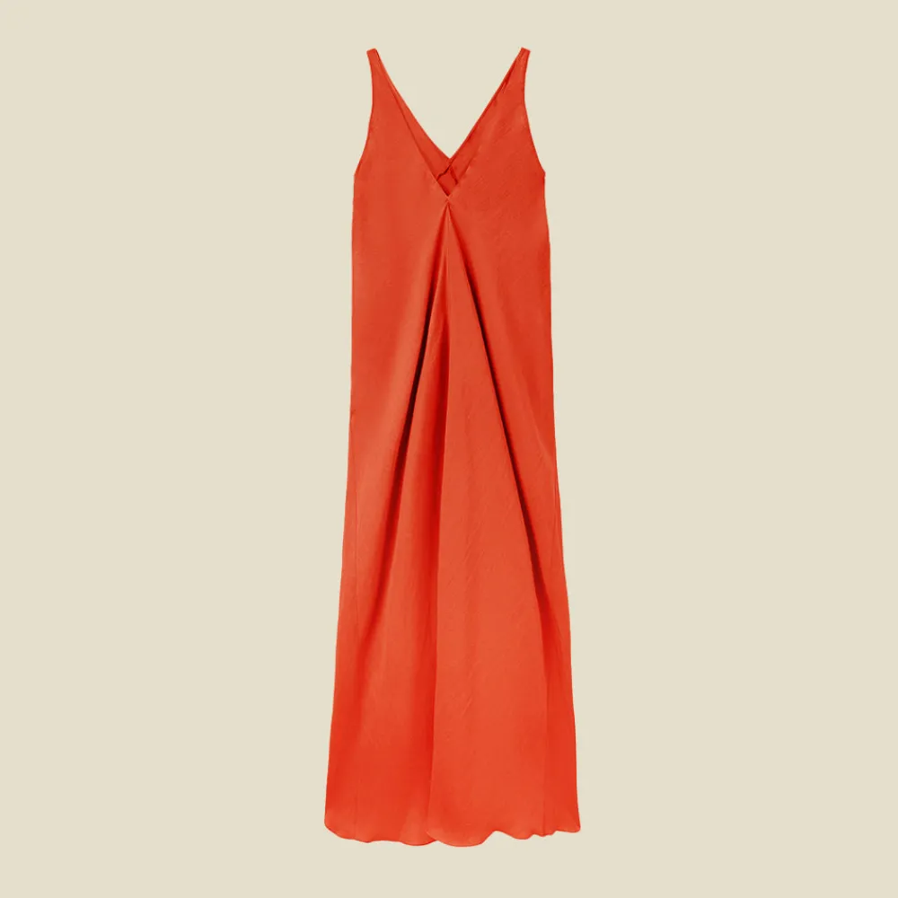 Women Pomandère - Robe longue - Orange