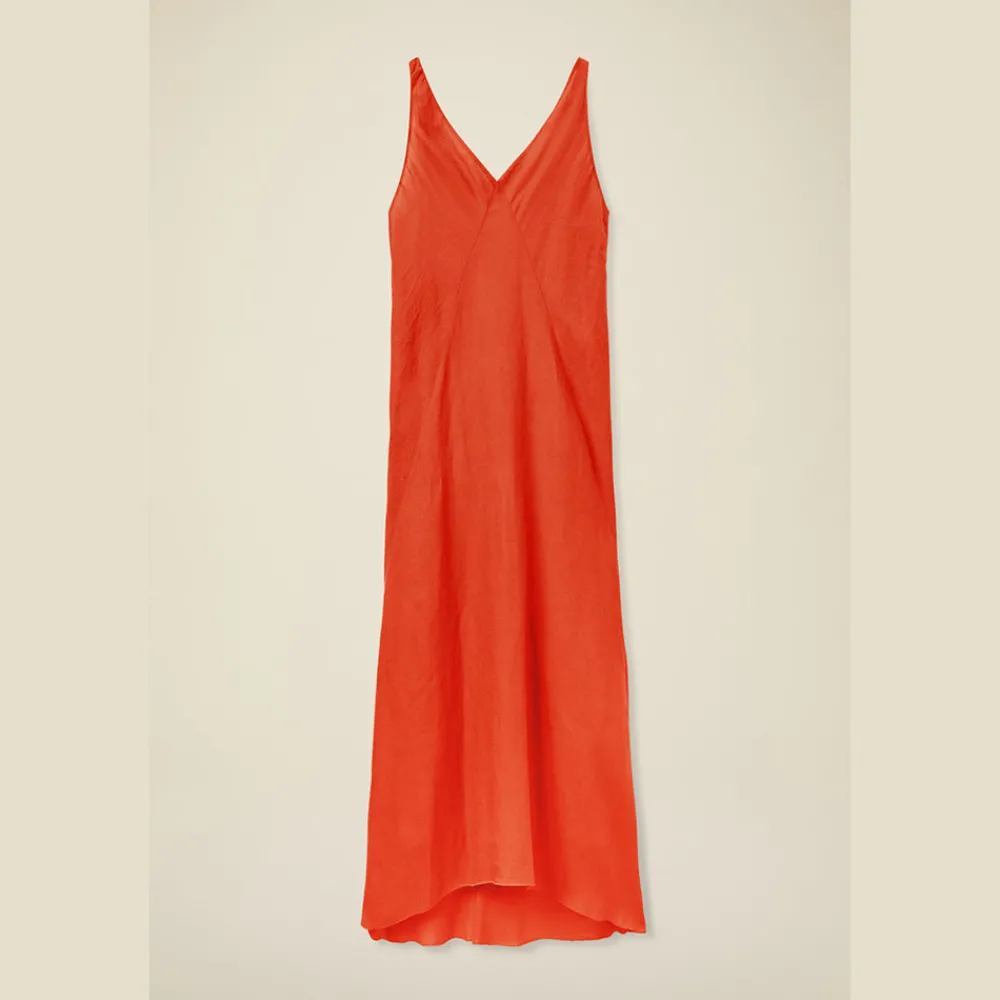 Women Pomandère - Robe longue - Orange