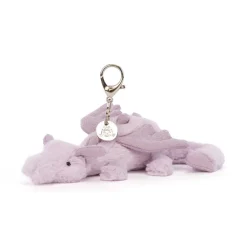 Kids 1318 JELLYCAT LTD Porte clé Peluche - Dragon Lavande