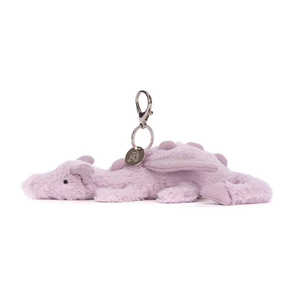 Kids 1318 JELLYCAT LTD Porte clé Peluche - Dragon Lavande