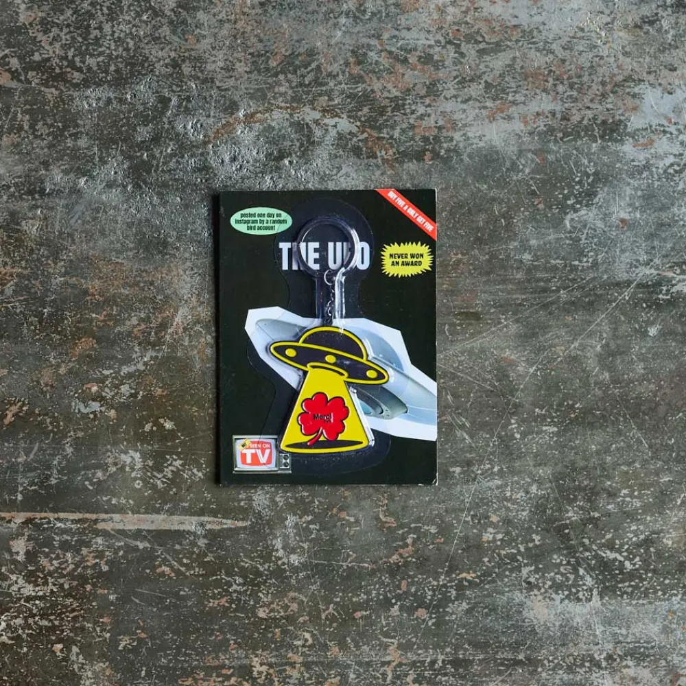 Women 2213 HEYANG Porte-clés en métal Merci UFO - Tréfle