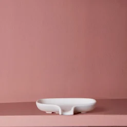 953 CHEVALIER Porte-savon en silicone blanc