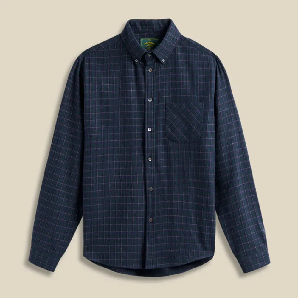 Portuguese Flannel - Chemise Minerva - Bleu