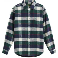 Portuguese Flannel - Chemise Bottle - Vert