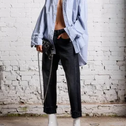 Women R13 - Jean Boyfriend - Bleu