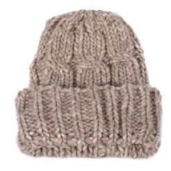 Women RAFFAELLO BETTINI - Bonnet Laine - Beige