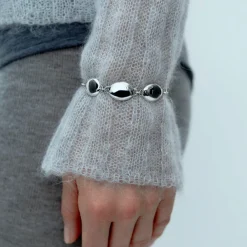 Women RAGBAG - Bracelet Dualism Oval - Argent