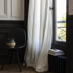 2100 GAZEX Rideau en gaze de coton - Blanc de Meudon