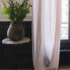 200 LINTEX Rideau en lin lavé - Beige Rosé