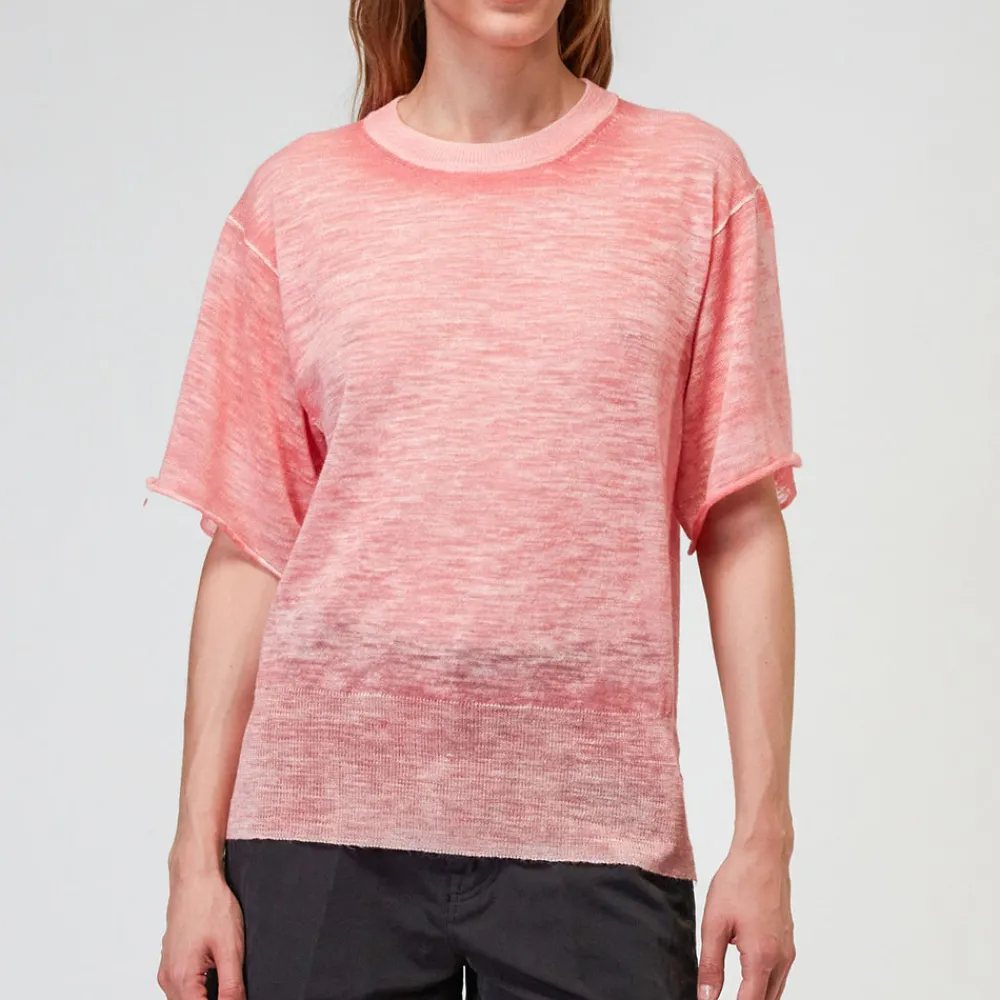 Women Roberto Collina - T- Shirt - Rose