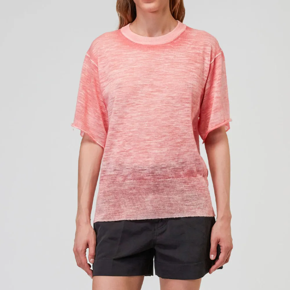Women Roberto Collina - T- Shirt - Rose