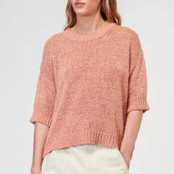 Women Roberto Collina - T-Shirt en Maille - Peche