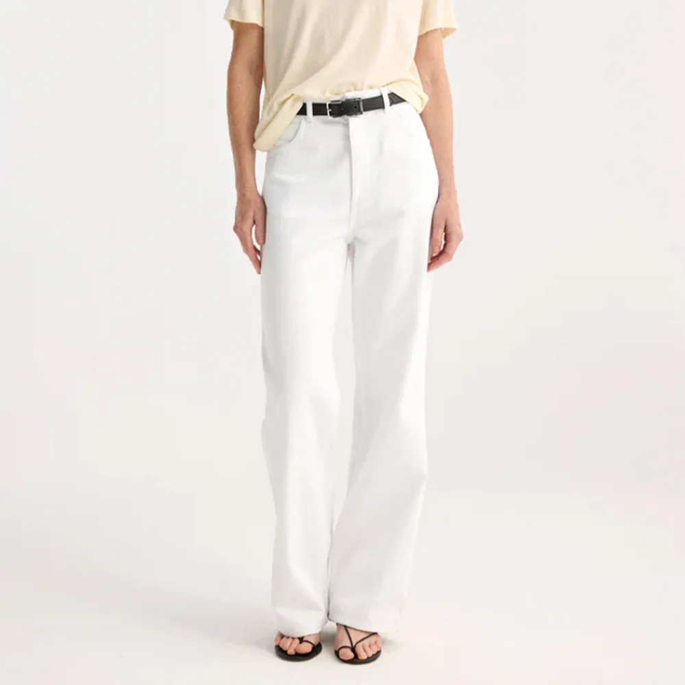 Women ROHE - Jeans Relaxed Fit - White Denim
