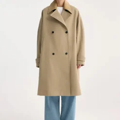 Women ROHE - Manteau Garden - Beige