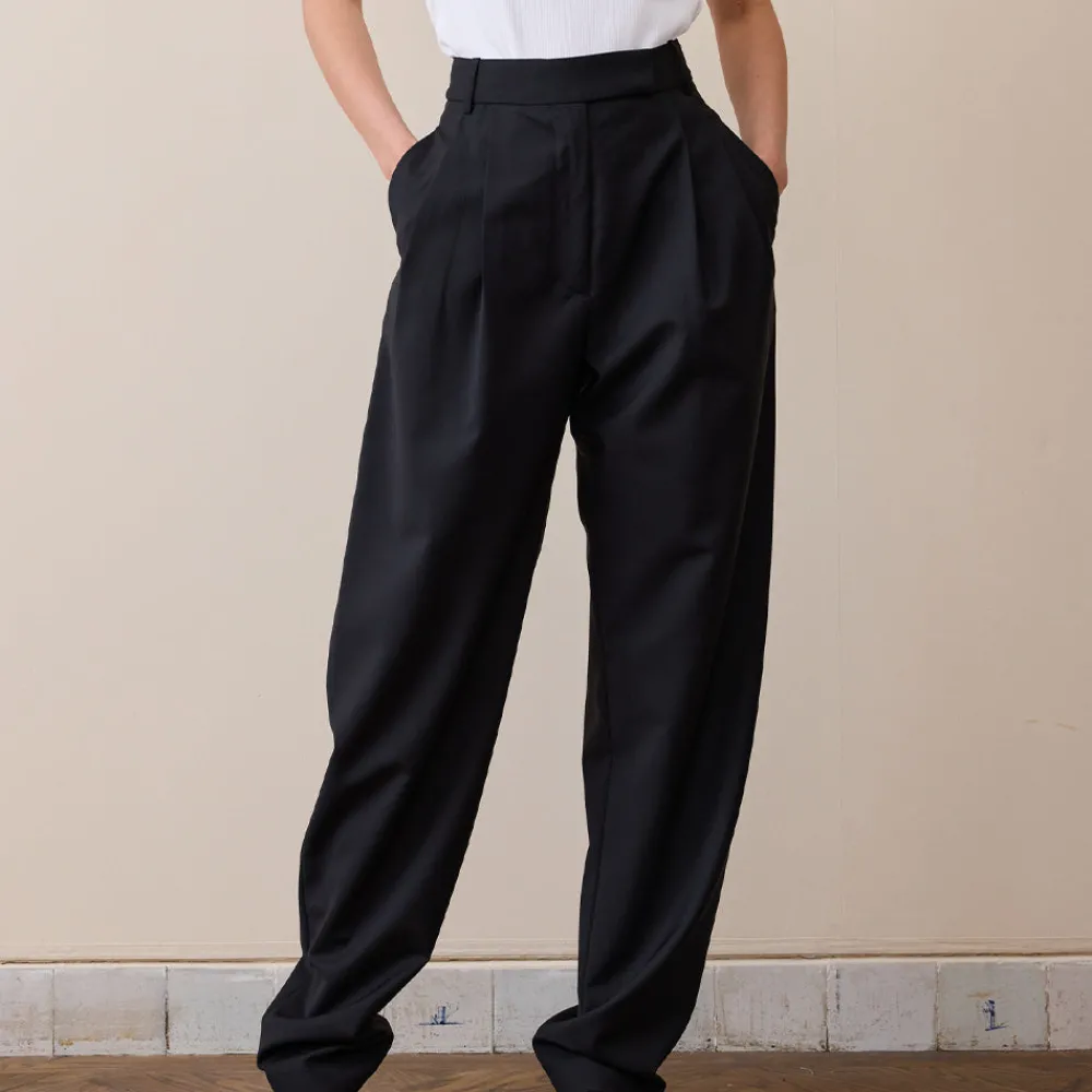 Women ROHE - Pantalon Tailleur - Noir