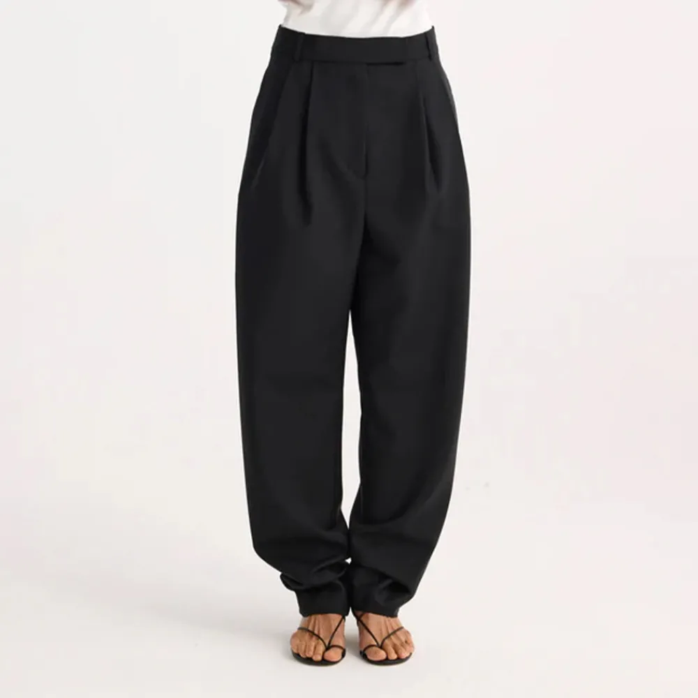 Women ROHE - Pantalon Tailleur - Noir