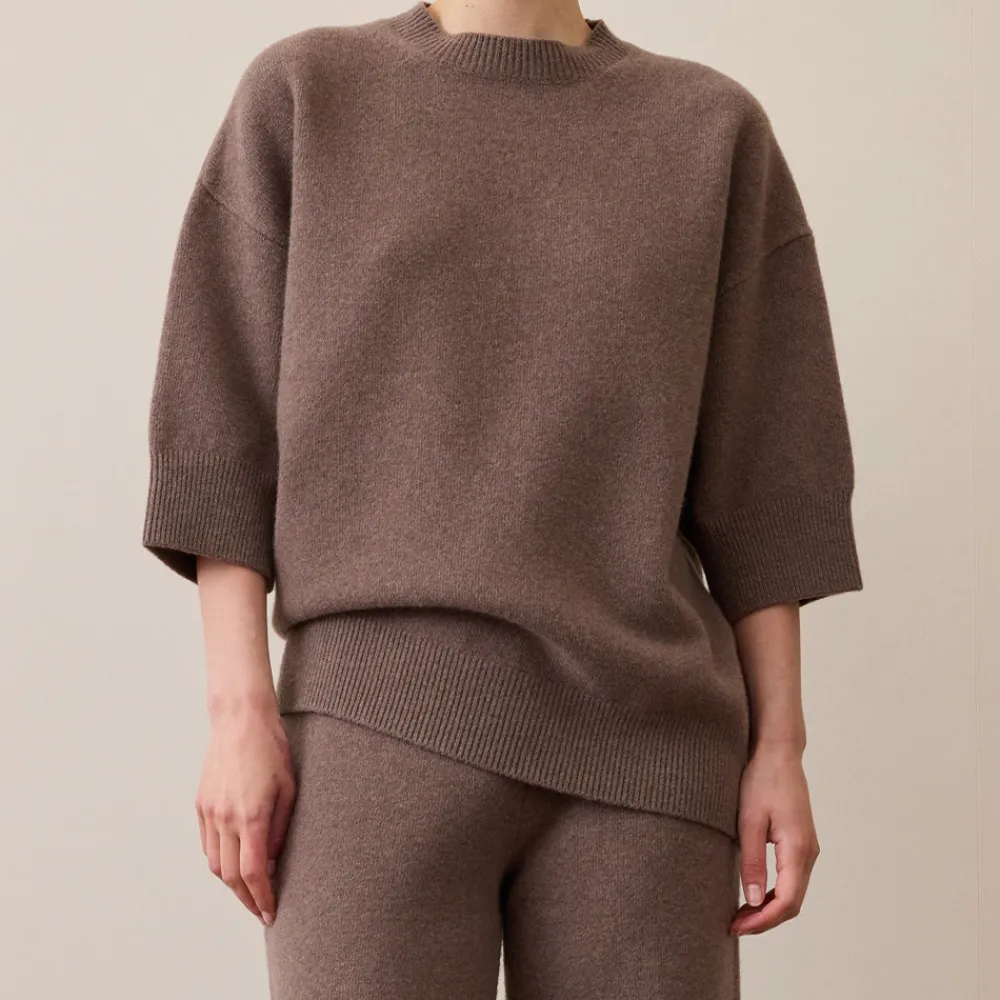 Women ROHE - Top Kintted - Taupe
